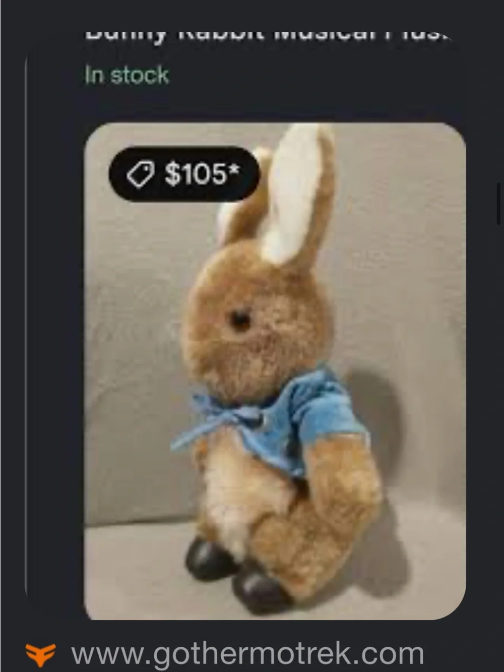 VTG Peter Rabbit!  Light Blue Jacket - Very hard to find in EUC read below